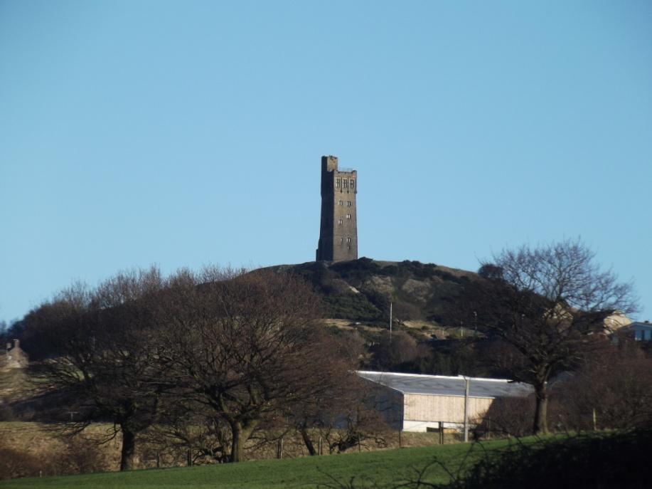 The iconic Victoria Tower  Overlooking Huddersfield